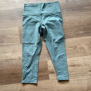 Sage Green Lululemon capri leggings